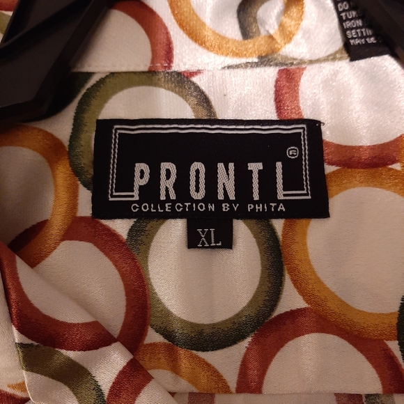 Vintage 90s stylish button down shirt - Picture 3 of 4